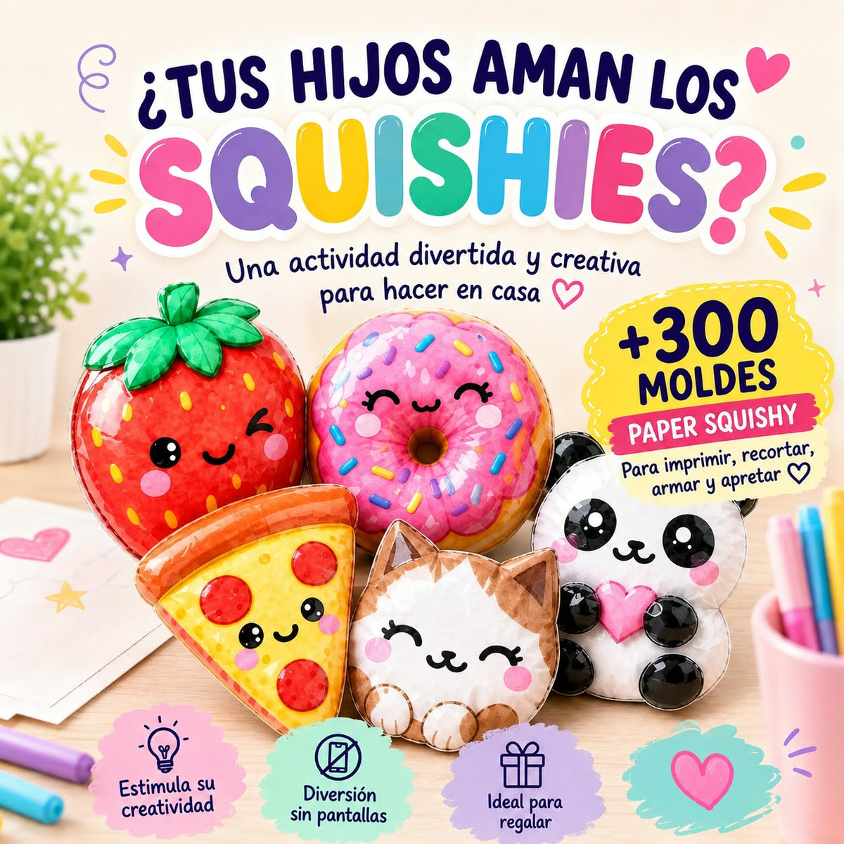 🧸 ¡LLEGÓ EL MEGA KIT DE PAPER SQUISHY VIRALES! ✨