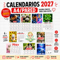 📅✨ KIT CALENDARIOS A4 2027 – EL MÁS COMPLETO 💥📅